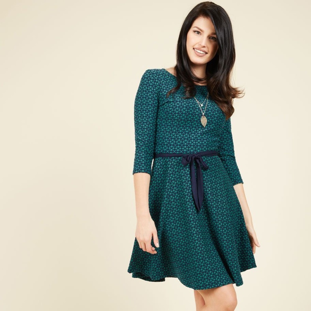 ModCloth Curating Clientele A-Line Dress